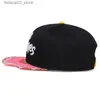 Ball Caps New THE MUNCHies bestickte Baseballkappe Mode Hip Hop Street Dance Hut Baumwolle Wildhüte Herren Damen Universal Casual Caps Q240116