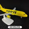 スケール1 250金属航空機モデルレプリカスピリットA320飛行機航空装飾ミニチュアアートコレクションキッドボーイおもちゃ240116