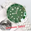 Mens Automatic Mechanical Ceramics Watches 42mm Full 904L rostfritt stål lås Swimming armbandsur Sapphire Luminous Watch Montre de Luxe