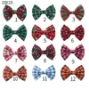 10pcs/działka bawełniana frabic kratę 5 '' łuk z/bez klipu Girls Hairbon Christmas HairPins Dzieci DIY Hair Akcesoria 240116