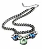 Pendentif Colliers UER Bleu Vert Waterdrop Collier court Hématite Chaîne Cristal Bijoux De Mode