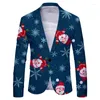 Herrdräkter boutique mode snöflinga utskrift av high-end varumärke casual affärs blazer brudgum fancy blommig dräkt jacka män kläder