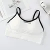 Camisoles & Tanks Women's Sports Camisole Bra Gym Sexy Top Bumper Cotton Soft Comfort Tube Tops Corset Para Mujer