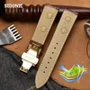 Komponenter Crocodile Leather Alligator Strap For Longines Master Men and Women Futterfly Clasp Watchband 12 14 16 18 20 22 24mm