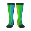 Herrstrumpor Rainbow Wood Harajuku Business Sports Outdoor Long Sox