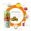 500ML Electric Juicer Portable Smoothie Blender 6 Knife Mini Blenders USB Wireless Rechargeable Mixer Juicers Cup For Travel 240116