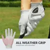 Golfhandskar män kvinnor vänster och höger micro mjukt tyg bekvämt nonslip hållbarhet grepp andningsbara damer handske 240116