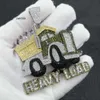 Jewelry designer iced out bling 5a cz men boy jewelry fully heavy load money truck car shape hip hop pendantHipHop