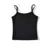 Kvinnors tankar fluorescerande remvästar 2024 Summer Fashion Sexy Crop Tops Sling Vest Camis