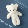 Animaux en peluche 3 pièces/lots Mini ours en peluche jouets petit pendentif mignon diamant ours poupée doux en peluche pour enfants filles cadeau 10 CM