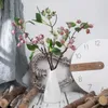 Dekorative Blumen QSM 36,2 cm künstliche Rosen-Beerenzweige Herbst gefälschter Herbst-Olivenblatt-Stiel Kunstpflanzen für Tischvase Zuhause Küche