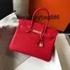 Echtes Leder Handtasche Ber Kin Tasche Damen Geldbörse Designer Qualität Tote Handgemacht Luxus Designer Classic Fashion Togo Leder Portemonnaie