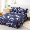 3st Bed Sheet spets kjol ELASTIC FITTED DUBBELSPRODE