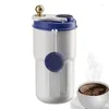 Water Bottles Insulated Cup Coffee Stainless Steel Leakproof Lid Thermal Double Wall Camping Traveling Car Tea Bottle