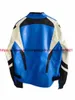 メンズジャケット2023FWオートバイスタンディングカラー風型特大のオートバイPUレザーレーシングジャケットメン用