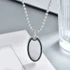 Designer Pearl Pendant Necklace Fashion Party 925 Silver Necklace For Men and Women 2 Styles of Silver Jewelry Top Quality