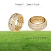 Luxus -Designer -Schmuckmänner Ringe Hochzeitsversprechen Verlobung aus Bling Diamond Ring für Liebe Hip Hop Jewlery Gold Silber Fas6613333