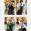 Vestes pour femmes Couleur Blocage Court Summer Sunscreen Vêtements Puff Sleeve Zipper Femme Mince Manteaux Mode Loisirs de plein air Lady Jacket