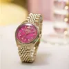 Vivianeismus Westwoodismus Watch Kaiser Witwe Watch Quartz Bewegung Präzision Stahlband 37mm rosa Zifferblatt Frauen Uhr