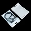 الجملة 100pcs/ Lot White White Clear Szipper Plastic Package With Zipper Self Selped Sheip zip poly bag bag bag bag bag base مع Hang Hole 13 Sister