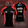 Été 2024 Aprilia court vêtements de sport F1 rallye impression 3D respirant séchage rapide court populaire col rond t-shirt style décontracté