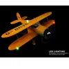 WLtoys A300Beech D17S RC Avião RTF EPP 4CH Motor biplano sem escova com LED 3D6G Gyro Versão Mode1Mode2 Swith 240116