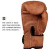 Retro Color Dorosłe dzieci kobiety/mężczyźni rękawiczki bokserskie Pu skóra Mma Muay Thai Boxe de Luva Mitts Sanda Gym Equipment 6 8 10 12 uncji Boks240115