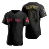 Boston Red''Sox''Men J.D. Martinez FWade Boggs David Ortiz Enrique Hernandez Women Youth Custom Black All Black Salute to Service Jersey