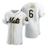 New York''Mets''men Women Youth Darryl Strawberry Jacob Degrom Noah Syndergaard Jeff McNeil Custom White Authentic Golden Edition Jersey