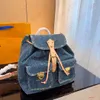 Remix denim designer väskor kvinnor luxurys designers diane favorit crossbody axel väska kullar pochette tote handväska solnedgång bärväskor montsouris ryggsäck