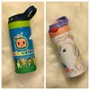 30pack USA Warehouse Bulk 12oz Straight Sublimation Kids Flip Top Tumblers Kids Water Bottle 240117