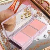 3 ColorsSet Blush Plate Peach Pallete Ace Mineral Pigment Cheek Blusher Powder Makeup Professional Contour Shadow Pink Blush 240116