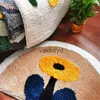 Carpets 42x60CM Cute Cartoon Flower Pattern Doormat Protective Floor Welcome Mats for Front Door Modern Bathroom Kitchen Non-slip Matvaiduryd