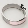 Bracelet en or classiques classiques bracelets femmes hommes bijoux de créateur argent titane acier 14 couleur sélectionner haute qualité non décoloration unisexe cadeau amoureux bracelet bracelet