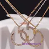 Boutique Carter jewellery and luxury Necklace online store Trendy high end curved hook nail studded diamond pendant with cool design With Original Box