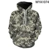 Sweat-shirt à capuche de Camouflage pour hommes et femmes, mode pour enfants, impression 3d, pulls, Streetwear, vestes Cool, 240117