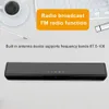 Alto-falantes de estante BS-28A PC Bluetooth soundbar Alto-falante subwoofer removível USB com fio com microfone estéreo Surround TV Alto-falantes Aux para laptop