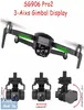 SG906 PRO2 Drone 3 ejes Gimble Antivibración 5G 4K Cámara 50x Zoom Motor sin escobillas GPS Seguimiento inteligente Distancia RC 12 KM 26 minutos Fl8416448