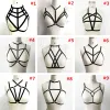 Bdsm femme sexy Goth Lingerie élastique harnais cage soutien-gorge cupless lingerie Bondage corps élastique harnais ceinture ZZ