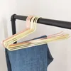 Hangers 5Pcs Non-Slip Metal Shirt Trouser Hook Hanger Coat Clothes Rack Open Ended Pant Easy Slide Wardrobe Storage