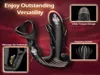 Prostate Massager Vibrator Remote Control Anal Plug Cock Ring Erection Delay Ejaculation Male Masturbator Sex Toys for Man 240117