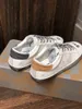 Italy Brand Luxury Women Casual Shoes Sequin Classic White Do-old Dirty Trainers Designer Star sneakers mens shoe New Release