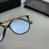 Ism Lunettes de soleil du même style avec chaîne tissée et monture noire unie pour femme, yeux de chat, anti-lumière bleue, peuvent être assorties à la myopie