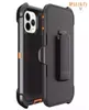 3in1 hårda mobiltelefonfall för iPhone x 11 12 13 14 Pro Max Case Holster Belt Clip Stand Back Cover Cases6705469