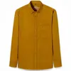 100% Puur Katoen Flanel Overhemd Heren Casual Lange Mouw Regular Fit Zakelijke Overhemden Voor Mannelijke Comfortabele Zak S-7XL 240117