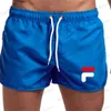 Pantaloncini da uomo Pantaloncini da spiaggia estivi Pantaloncini da bodybuilding moda da uomo Palestre Fitness Sport Pantaloni corti Casual Thin Cool Bermuda Uomo Quick Dry T240117