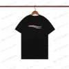 T-shirt da uomo 2023 Nuovi uomini t-shirt designer T-shirt completa Camicia di beni di lusso Uomo donna Manica corta T-shirt arcobaleno estivo Magliette in puro cotone taglia asiatica T240117