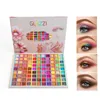 99 Farben Professionelles Bühnen-Make-up Lidschatten-Palette Langlebiger wasserdichter Lidschatten Gilitter Eye Comestic Tools Großhandel 240116