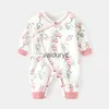 pulover rompers for nechn cotton print baby boy boys girls close sleeve cute girt boy boy phemsuit come infant Onesies 0-6m Spring H240508