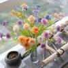Dekorative Blumen, 4 Köpfe, 48 cm, künstliche Chrysantheme, künstlicher Seidenstrauß, DIY Blumenarrangement, Zubehör, Hochzeit, Zuhause, Tischdekoration